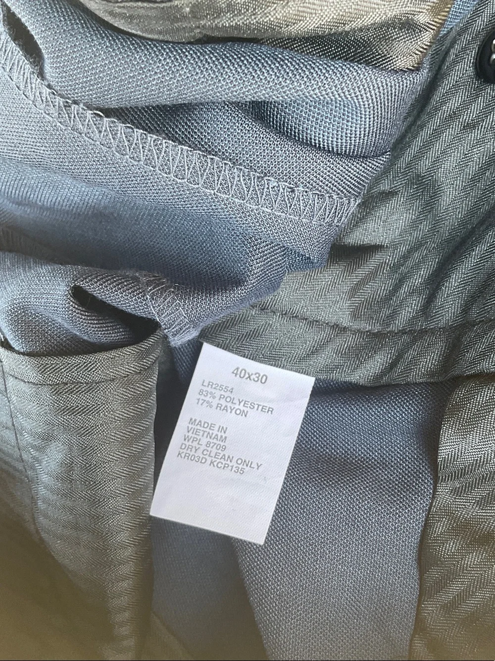 Take 50% OFF- Reaction Kenneth Cole Men's Classic Navy Dress Pants, Size-40X30